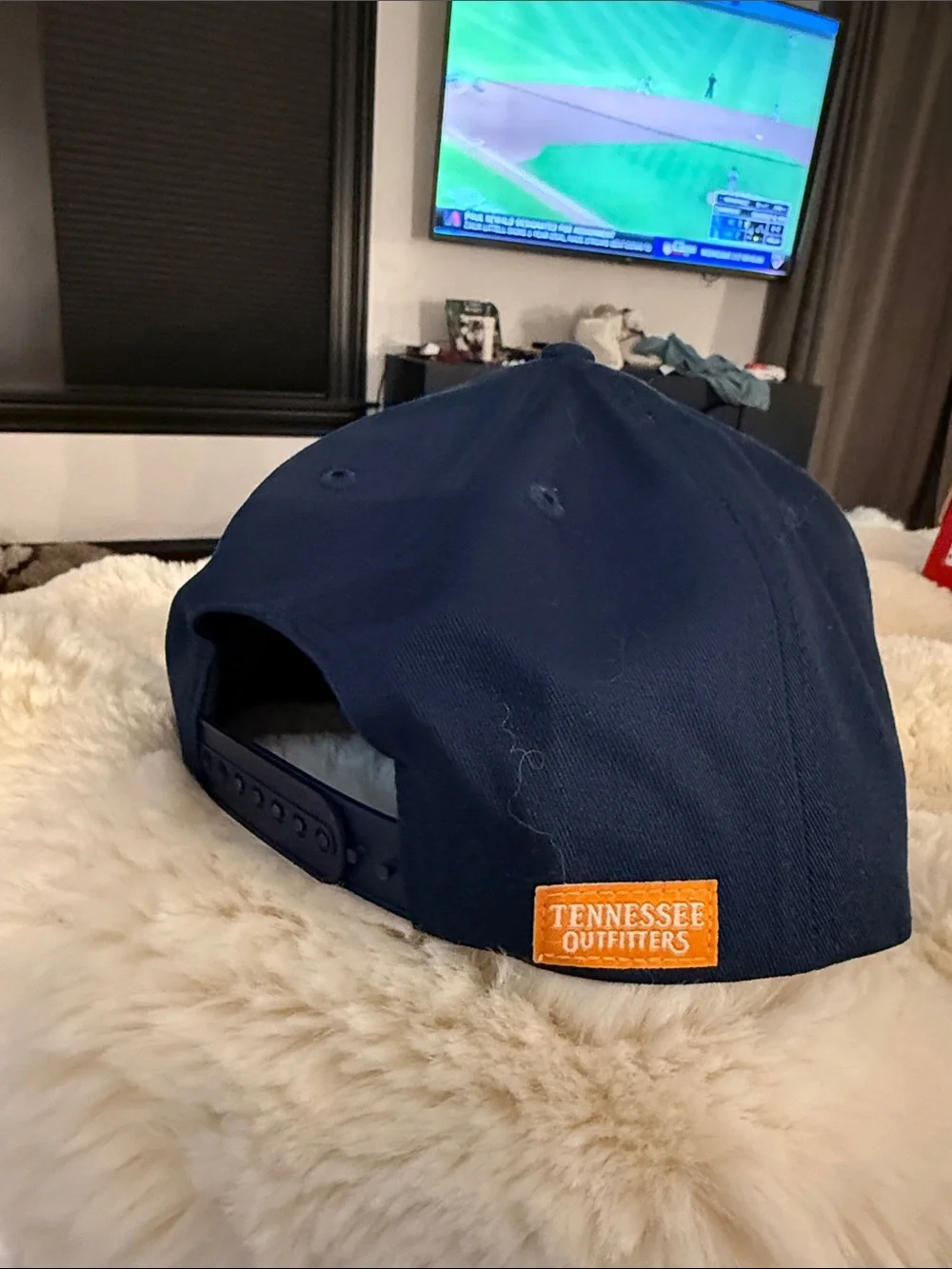 TN Navy and Orange Unisex 5 Panel Trucker Hat